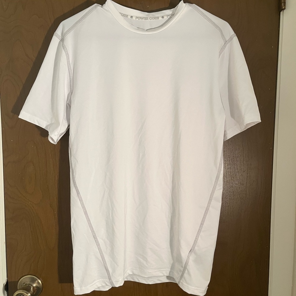 Champion White Short Sleeve Tee